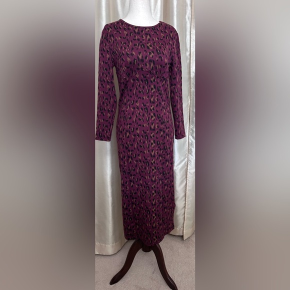 Walter Baker Shaina Dress in Dali Leopard Knit Size Small EUC - Picture 10 of 16